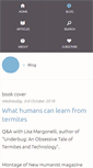 Mobile Screenshot of blog.newhumanist.org.uk
