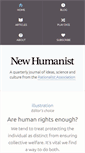 Mobile Screenshot of newhumanist.org.uk