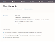 Tablet Screenshot of newhumanist.org.uk